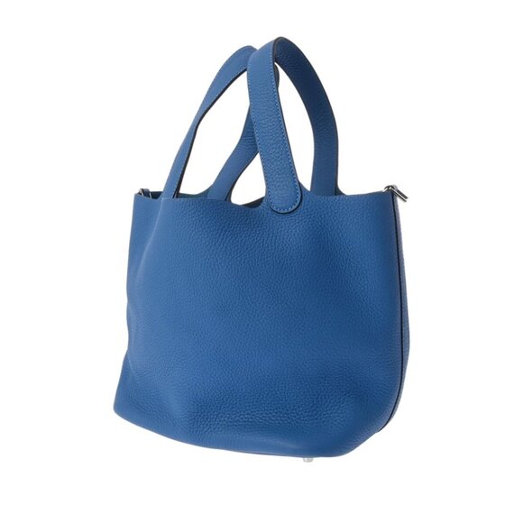 HERMES Picotan Lock MM Myconos hand bag - Picture 1 of 12